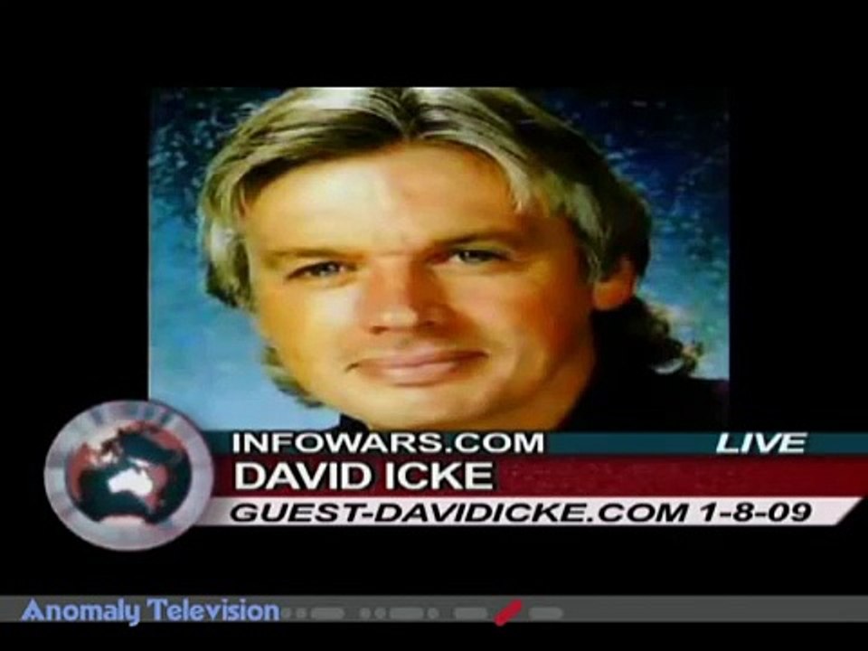David Icke on the Alex Jones Show 1/8/2009  Part 2/8