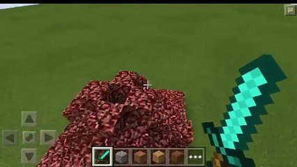 How To Build a Volcano In Minecraft 0.12.0