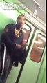Man steals iPhone on Hungarian Subway
