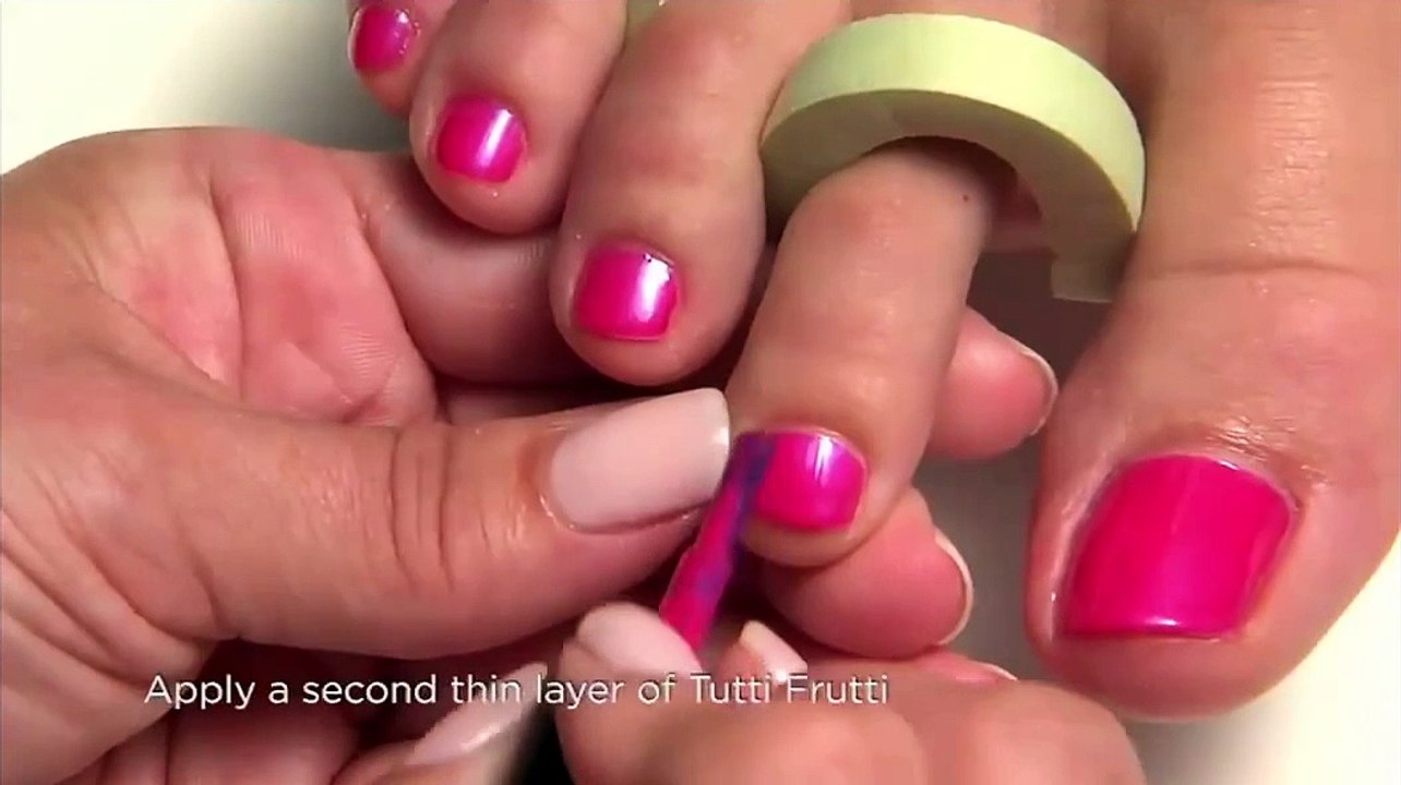 CND Shellac Pedicure Application Tutorial