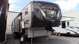 2014 Forest River Heritage Glen 366BH Four Slide Bunk House Fifth Wheel