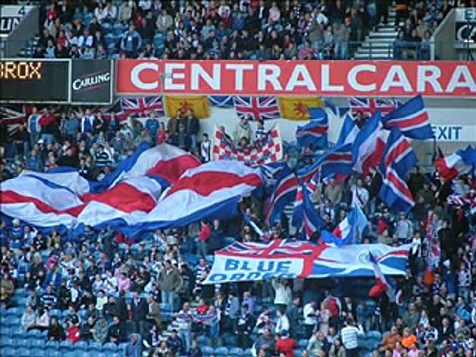 Rangers song. Paisley Road West