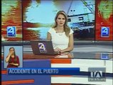 Explosión en barcaza de Petroecuador deja un muerto y cuatro heridos