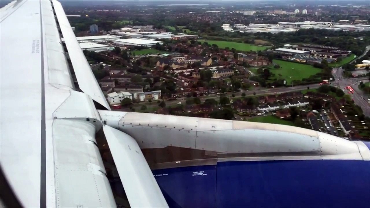 British Airways Airbus A320 Heathrow Landing