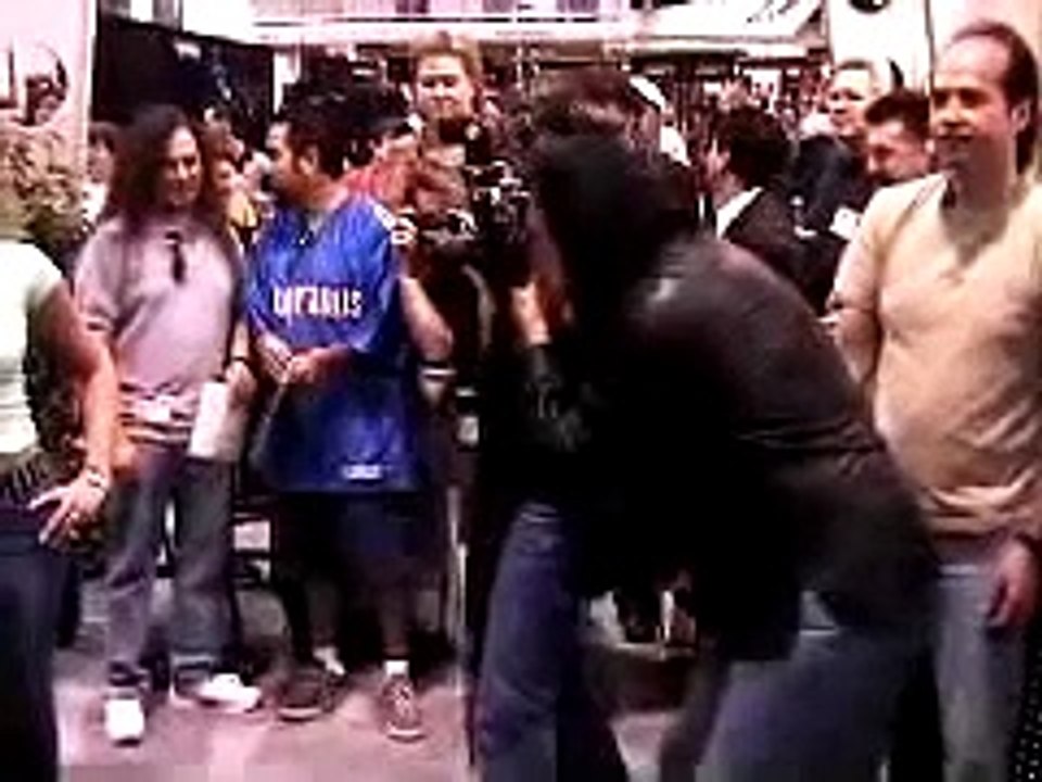 Guthrie Govan, Gene Simmons, Jackson Guitars, NAMM 2003