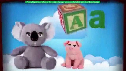 Peppa Pig canción alfabeto del cerdo del peppa aprender el alfabeto con el cerdo del peppa