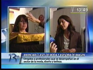 Asesoría de Imagen en Lima Perú: The Style Institute - Canal N - Carolina Aubele