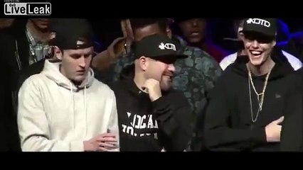 Hard Hitting Poet Doesn't Hold Back At All During Rap Battle