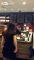 Psycho  Starbucks Manager Flips Out on Customer!
