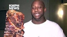 Robert Wright saves his Ribs from fire Fresno Apartment Fire Interview