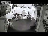 Security cameras show jiu jitsu black belt violently assaulting former wife and her boyfriend.