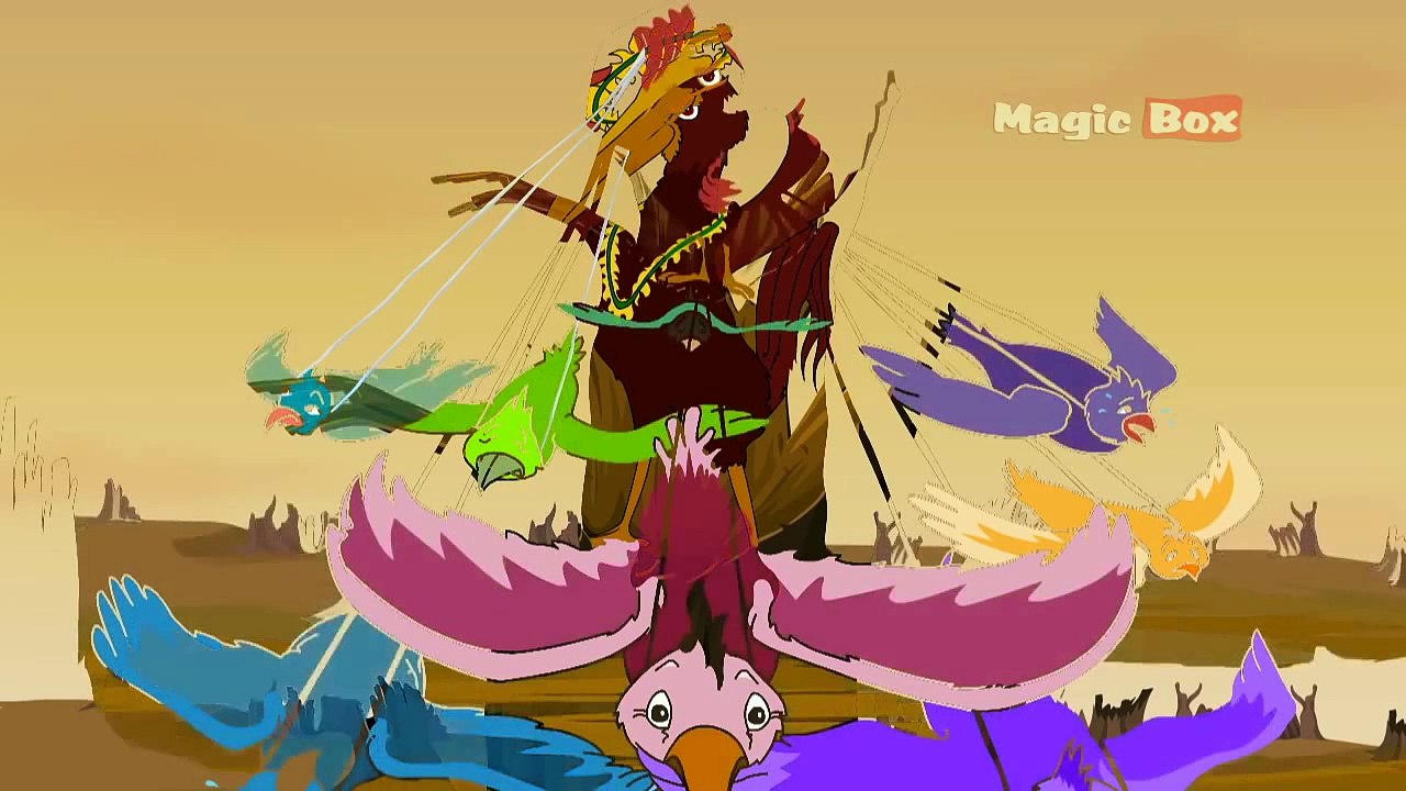 New King For Birds Jataka Tales In English Animation / Cartoon Stories For Kids