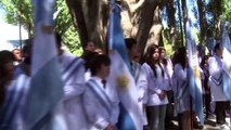 La Presidenta Cristina Fernández visitó El Calafate. Detrás de Cámara