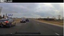 Cops chasing Bank Robbers