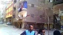 Multi-storey building in Cairo collapsed in front of the residents.