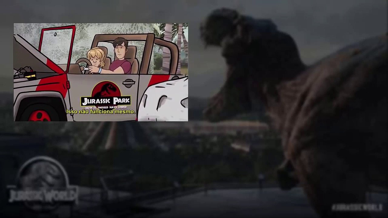 Como Deveria Ter Acabado Jurassic Park DUBLADO