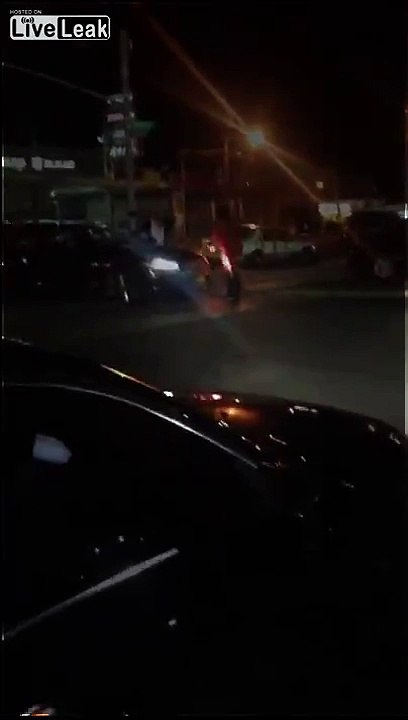 DRUNK WOMAN BEATER KNOCKED OUT.