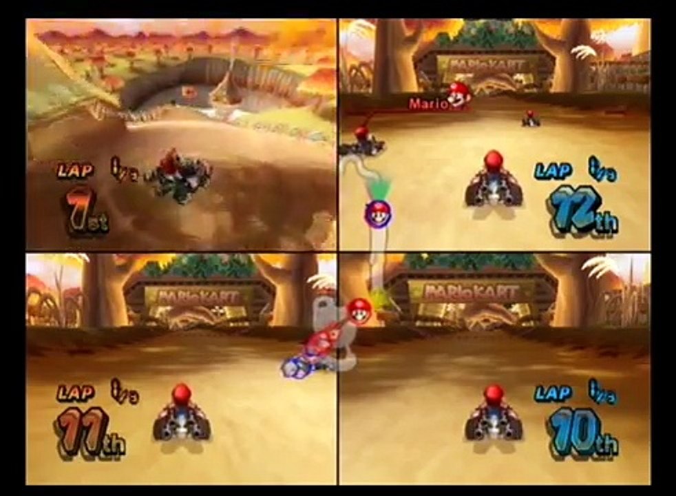 Mario kart wii same Character Glitch