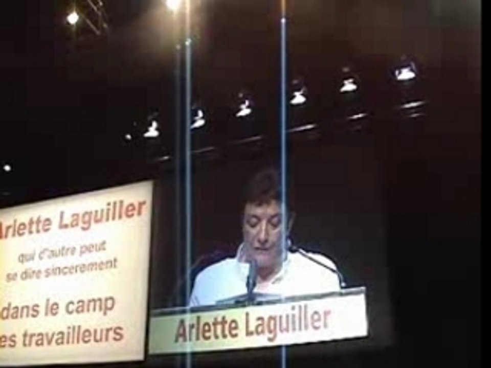 Arlette Laguiller Zénith de Paris suite