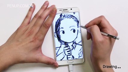 Speed painting - Samsung Galaxy Note 5 with s-pen drawing #2
