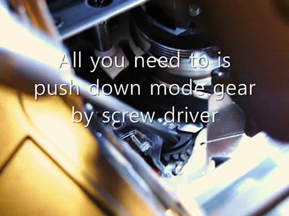 Repair Sony Camcorder Error code C:32:11 Mini DV HDV temporally