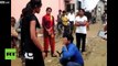 indian Girl tracks down her molester and beats him in public  Online World News, Entertainment Website, Funny Videos