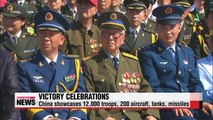 China celebrates WWII victory, President Park attends military parade