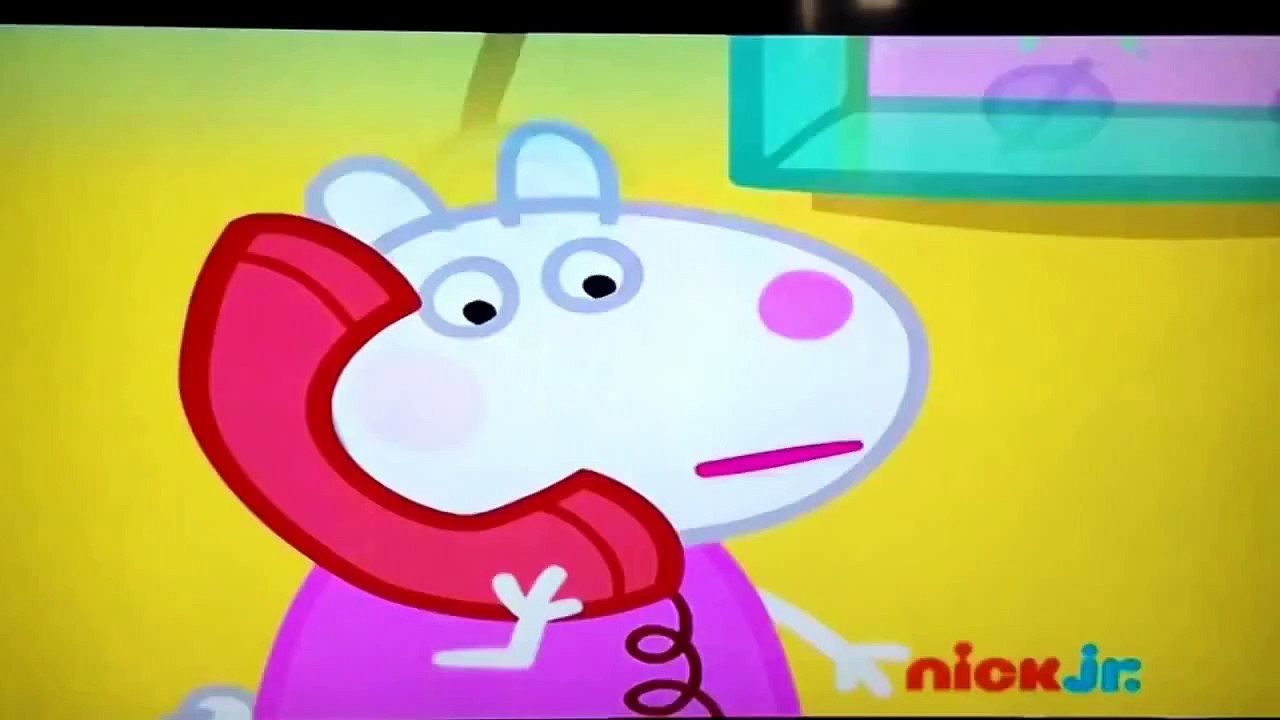 Peppa pig hangs up on Suzy sheep  very funny  whistle