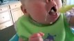 ✔Baby Hannah Feeding baby first solids Best food for babies first solids ทารกตลกกิน soins bébé