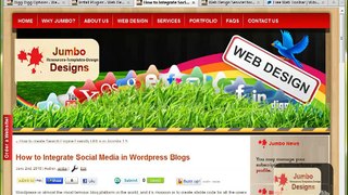 Installing Social Media Plugins in a Wordpress Blog