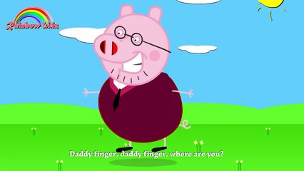 finger family | pappa pig finger family | daddy finger daddy finger