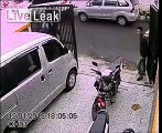 CCTV captures motorcycle thief