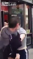 Gangsters fight on the street