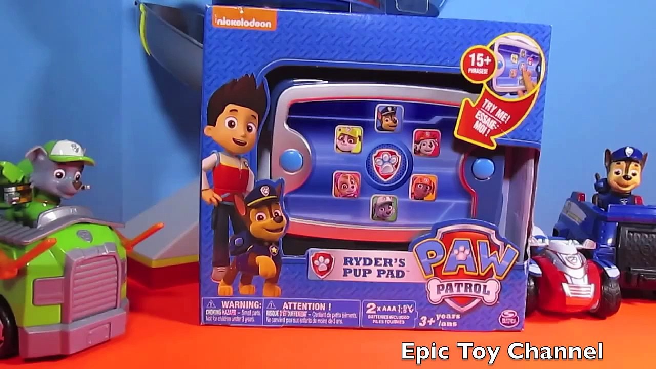 PAW PATROL Nickelodeon  Parody  Ryder s Pup Pad Paw Patrol Toy Ryder s Tablet REVIEW