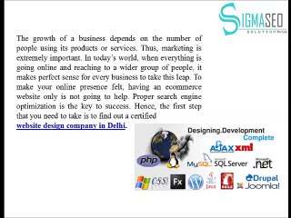 Website Design Company in Delhi