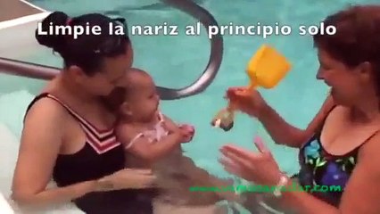 ✔Baby underwater swimming Teach children to swim Wie man ein Kind zu lehren, zu schwimmen