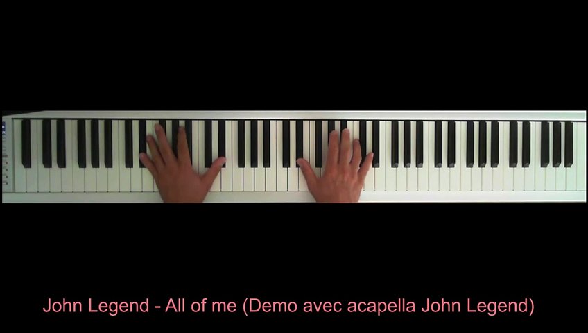 John Legend - All of me (piano tutorial) - video Dailymotion