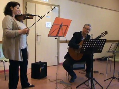 M2U02020 Trio de professeurs, guitare, piano et violon, tango, fête de la musique à Scy Chazelles le 21 06 2015