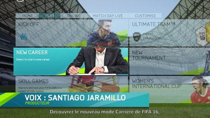 FIFA 16 : présentation des nouveautés du mode carrière
