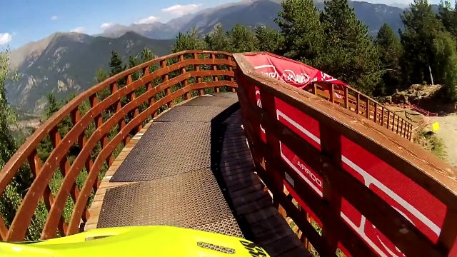 Présentation de la piste de Vallnord pour les championnats du monde de descente