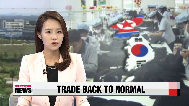 Inter-Korean trade returns to pre-sanctions levels