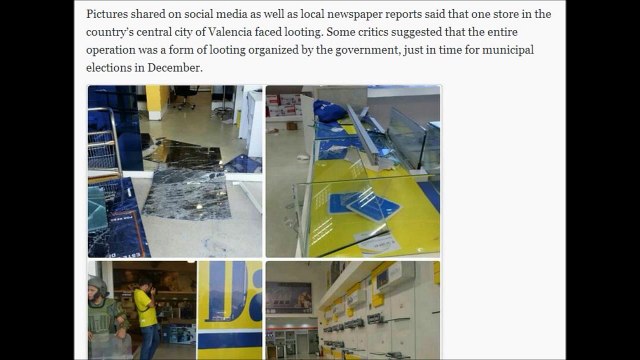 WTH! Venezuelas military seizes electronics stores, slashes prices just before elections