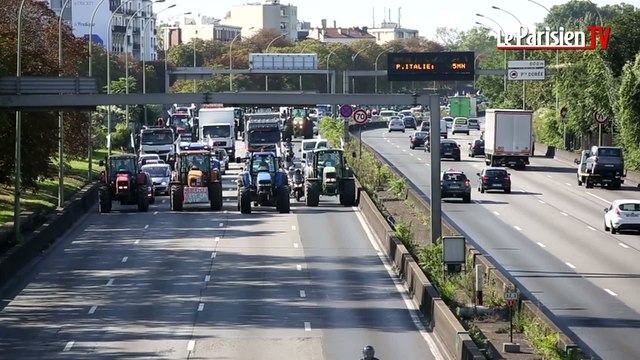 Les tracteurs sont dans Paris