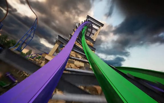 Vidéo onride pour The Joker à Six Flags Discovery Kingdom
