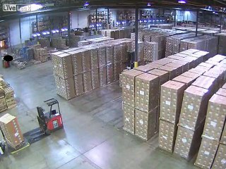Forklift Accident - watch where you are going!