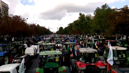 Manifestation des agriculteurs à Paris : le cour de Vincennes bloqué