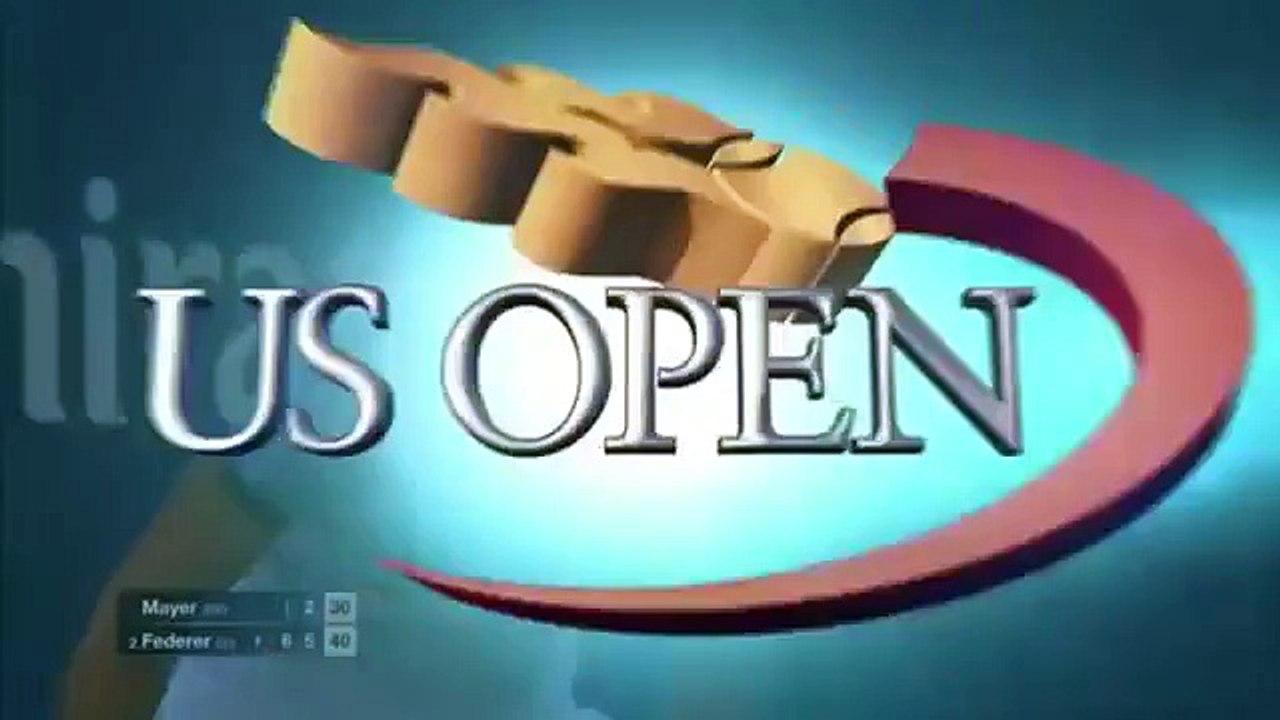 FEDERER FLYING SHOT!!! 'Mayer VS Federer' - US OPEN 2015
