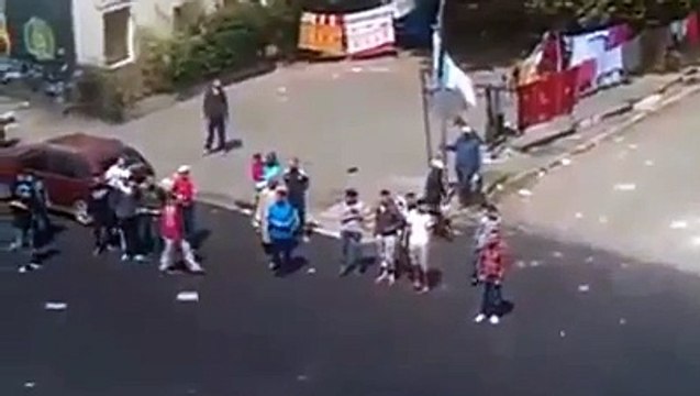 Karma : la réaction de deux chiens face à des jeunes violents