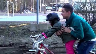 Tough Love Parenting on How to Ride a Bike