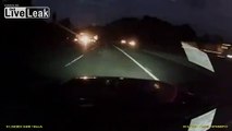 Dashcam footage shows drug-affected driver